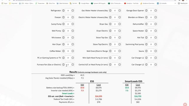Sol-Ark Sizing Calculator | Live Demonstration | Home Solar & Battery Sizing смотреть онлайн