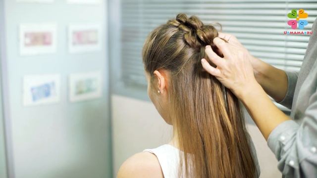 Потрясающая и простая прическа с резиночками смотреть онлайн