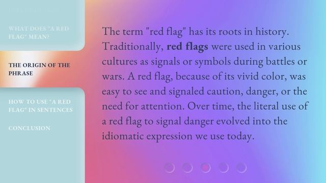 Unfurling the "Red Flag" - An English Phrase Explored! смотреть онлайн