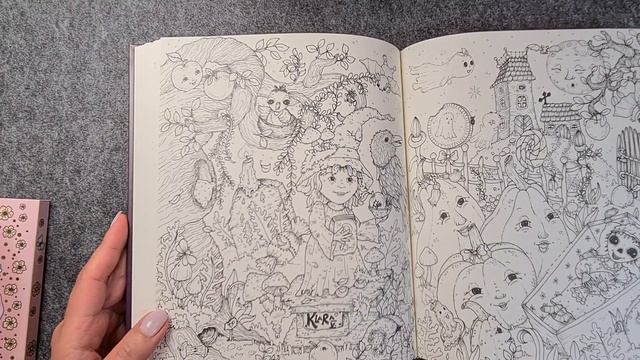 Fairy Touch of Magic - Flip Through || Обзор раскраски и открыток от Клары Марковой смотреть онлайн