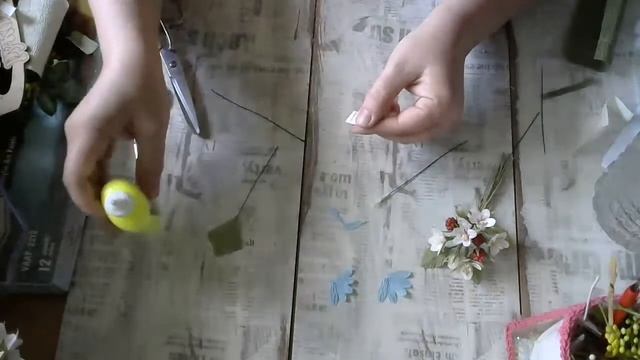 цветок для букета. урок 2 Открытка своими руками смотреть онлайн