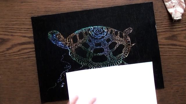 Turtle Scratch Art - Technique Grattage | IOTN