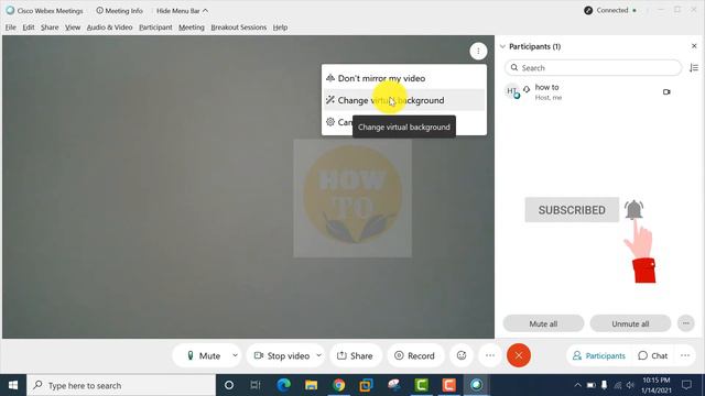 How to Change Background - Webex Meetings смотреть онлайн