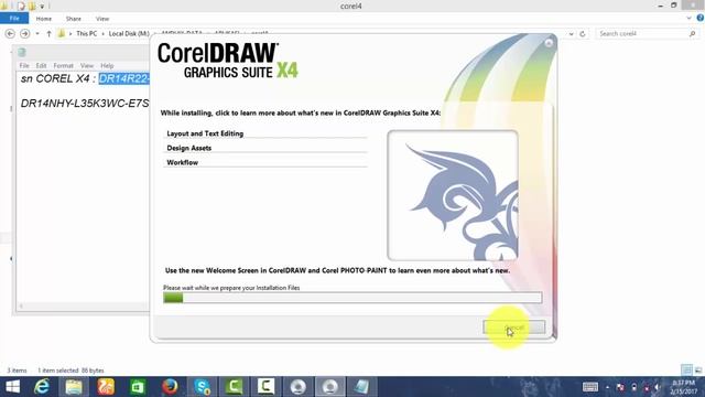 Tutorial Cara Install CorelDRAW X4 смотреть онлайн
