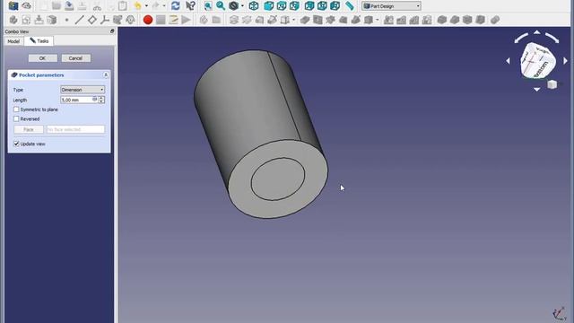 Simple 3D Printable Part made with FreeCAD 0.18 . For beginners but not as a first introduction. смотреть онлайн