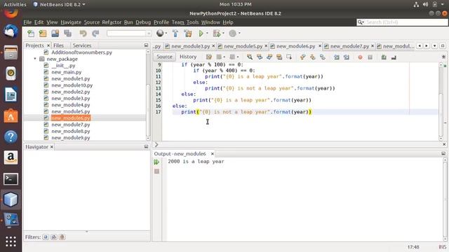How can find the leaf year using python смотреть онлайн