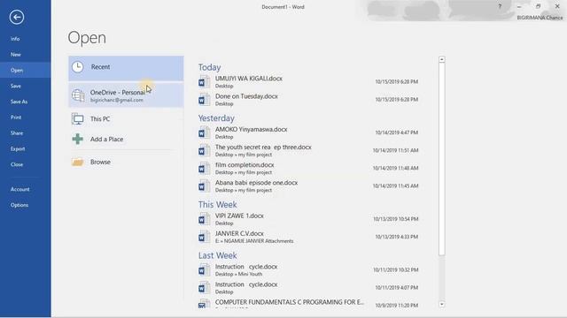 Iga Ms Word Mugihe Gito(Igice cya mbere) смотреть онлайн