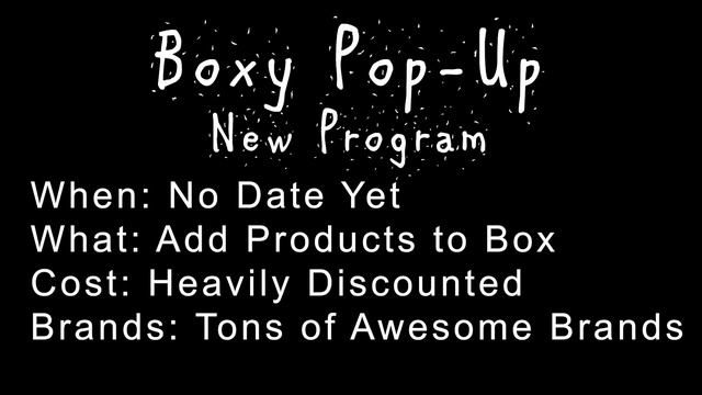 Boxycharm Sneak Peek | New Program | Boxy Pop-UP смотреть онлайн