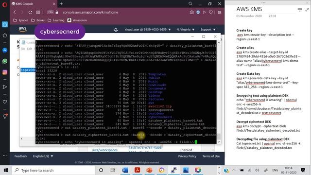AWS KMS Practical Demo смотреть онлайн