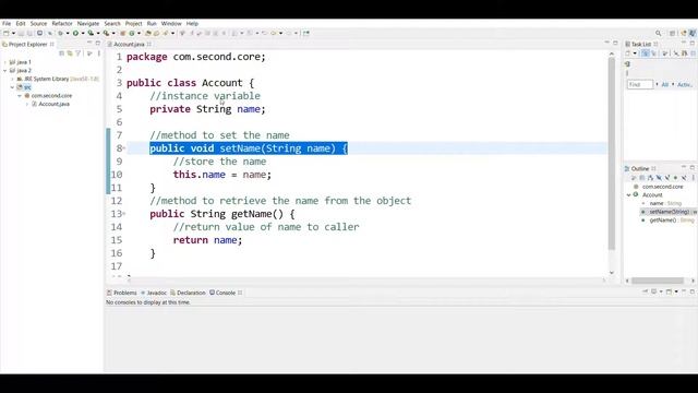 What is get method and set method in java смотреть онлайн