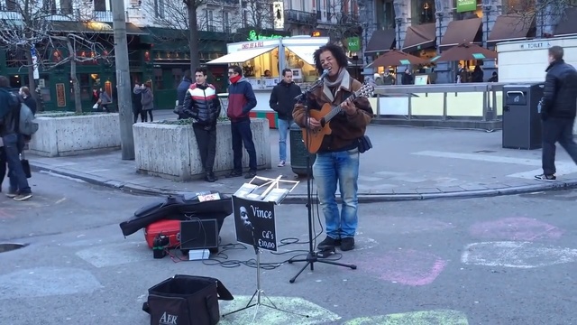 Coldplay - Clocks ► WONDERFUL STREET COVER смотреть онлайн