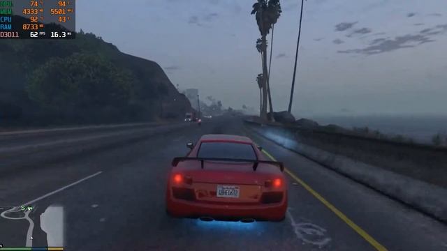 GTA V Ultra Graphics RTX 2060 !! MSI GL65 Benchmark смотреть онлайн