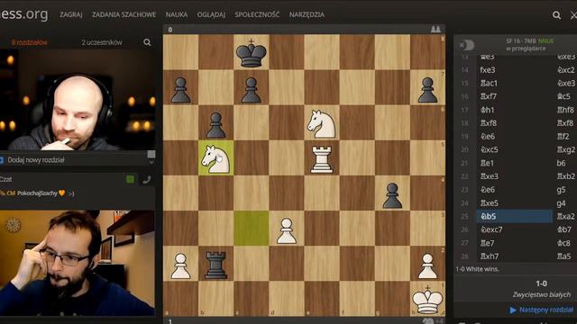 Szachy. Działamy z Patrykiem: zabawa w zgadywanie rankingu graczy. Wieczorny trening. смотреть онлайн