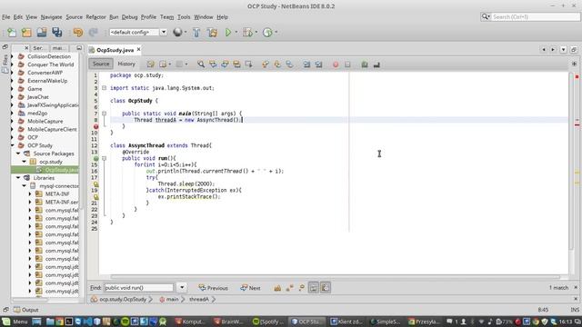 Java: Threads Assynchronous Execution смотреть онлайн