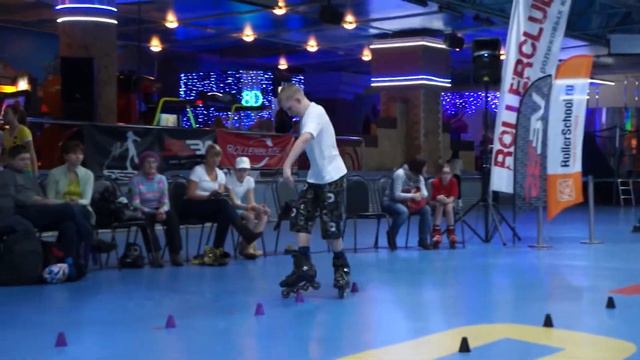 8-й Открытый Детский Кубок по слалому, Бадеев Илья 1 место, мальчики группа С(2002-2000гг) смотреть онлайн