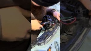 Установка Линзованных led ламп Hyundai Solaris