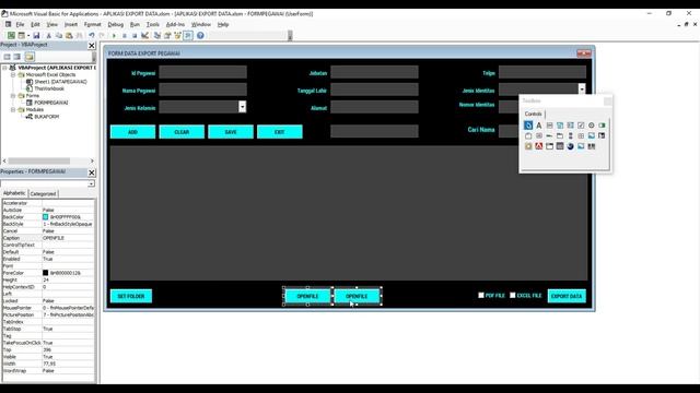 IMPORT DATA EXCEL | EXPORT DATA EXCEL TO PDF | EXCEL & VBA TUTORIAL смотреть онлайн