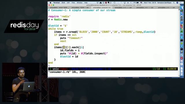 Redis Streams Featuring Salvatore Sanfilippo - Redis Labs смотреть онлайн
