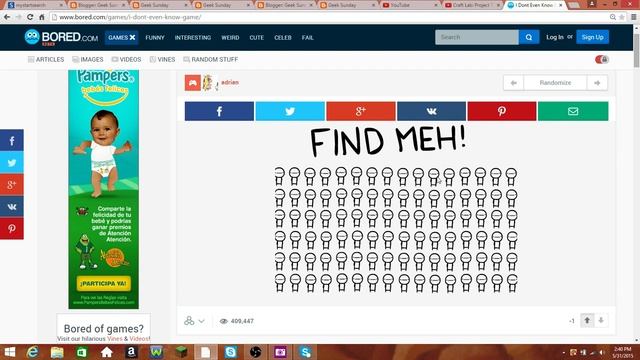 Geek Sunday: I dont even know game Gameplay смотреть онлайн
