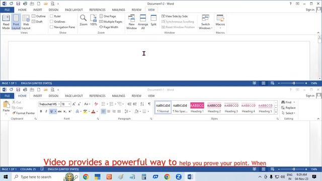 About View Tab in Ms word | GIT Education смотреть онлайн