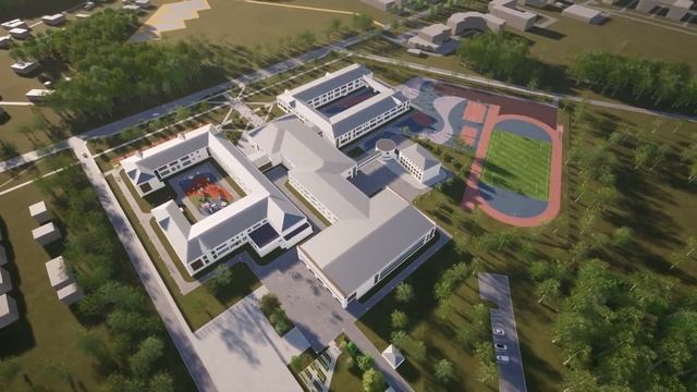 Предпроектная концепция школы на 1200 мест в г.Суздале смотреть онлайн