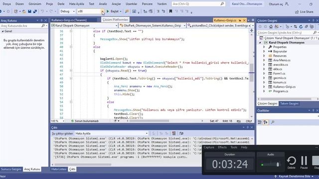 C# Hataları - 2 (''Microsoft.ACE.OLEDB.12.0' sağlayıcısı yerel makine kayıtlı değil.') смотреть онлайн