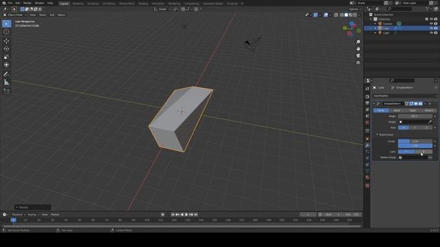 [Blender] модификатор Simple Deform смотреть онлайн