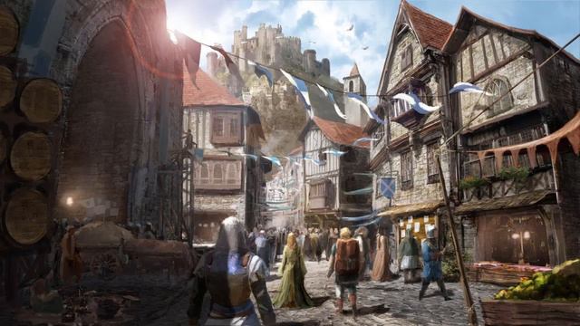 Medieval Fantasy Music – Medieval Market | Folk, Traditional, Instrumental | Fantasy Music World #3