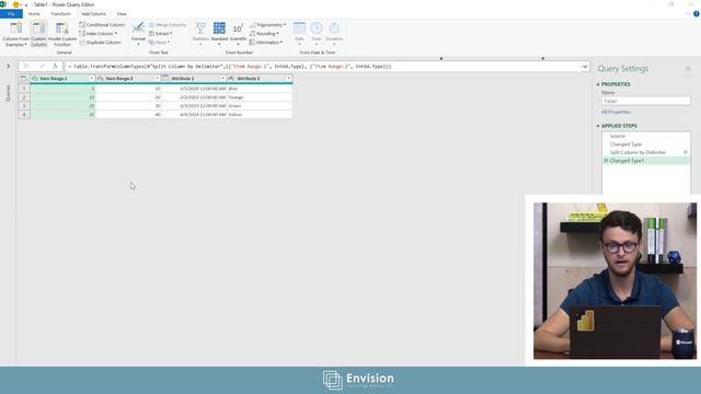 Microsoft Power Query: Converting a Range of Values to a List of Values смотреть онлайн