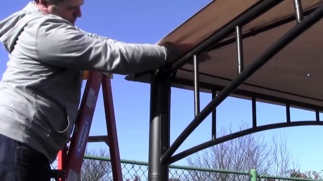 Installation Tip for a corner-pocket style gazebo canopy смотреть онлайн