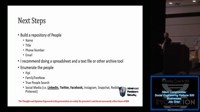 Track 1 11 Silent Compromise Social Engineering Fortune 500 Businesses Joe Gray смотреть онлайн
