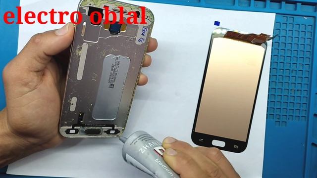 samsung Galaxy A5 2017 lcd screen replacement... смотреть онлайн