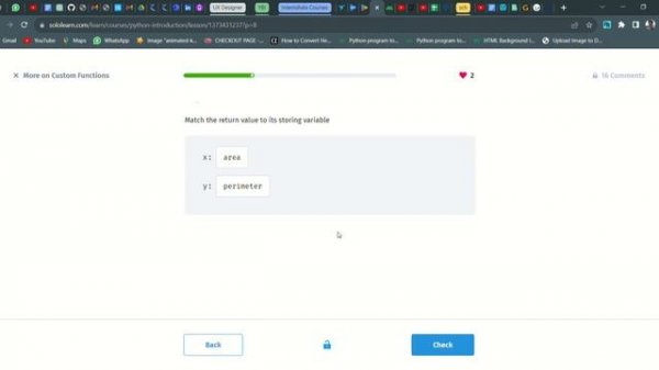 71 More on Custom Functions | Introduction to Python | Sololearn