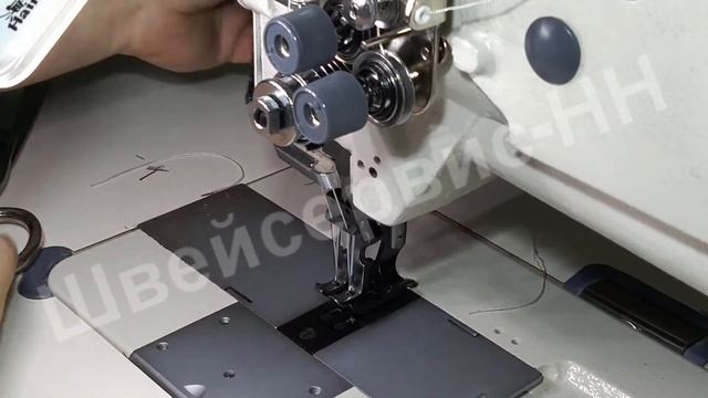 Двухигольная швейная машина с тройным продвижение 20626 кл или 5942-2 кл для мебели, тентов и т.п. смотреть онлайн
