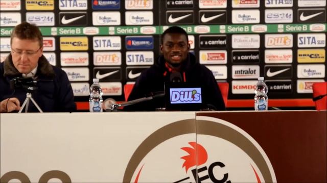 Calcio. Conferenza stampa del difensore Isaac Donkor - 26/01/2016 смотреть онлайн