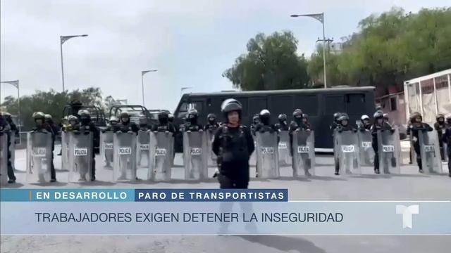 Caos en las principales autopistas de México por un paro de transportistas | Noticias Telemundo смотреть онлайн