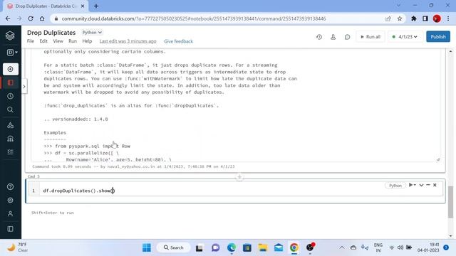 22. DataFrame Functions: Drop Duplicate | Databricks Tutorial for Beginners | Azure Databricks смотреть онлайн
