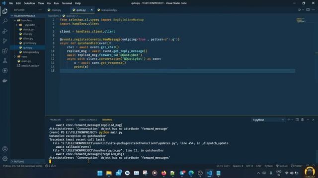Making Text Stickers | Make Your Own Telegram UserBot Using Telethon | P-6 | Telethon Bots смотреть онлайн