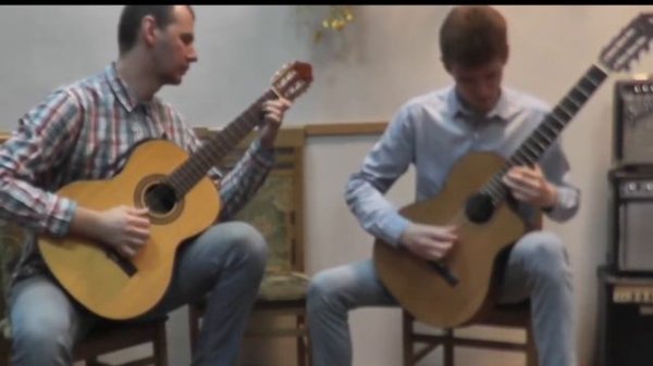 Jam man. Chet Atkins. Performed by Rublev Artem and Gorbatenko Andrei