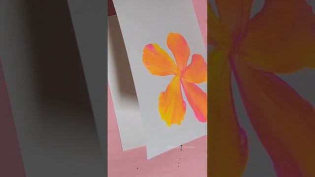 Simple Hibiscus Tutorial #howto #arttutorial #painting #onestroke #hibiscus смотреть онлайн