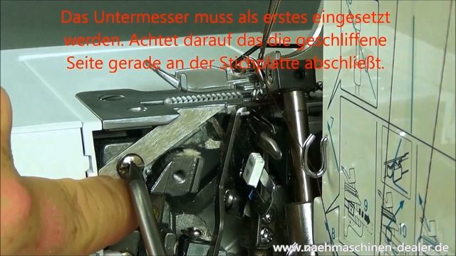 Messerwechsel Brother Overlock 1034D deutsch смотреть онлайн