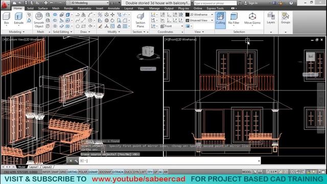 CREATE 3D HIPPED ROOF | AUTOCAD 3D HIPPED ROOF смотреть онлайн