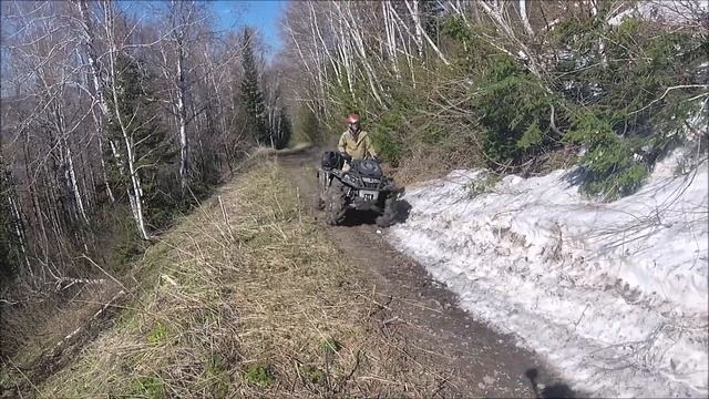 L200 PajeroSport Can Am весенние покатушки грязь Тигирек Алтай