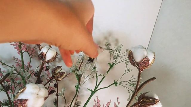 Букет из бисера "Нежность" Цветы из бисера Beaded flowers смотреть онлайн