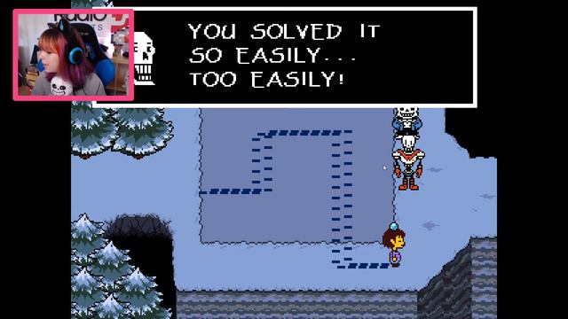 Trying Undertale LIVE AGAIN HAHAHA смотреть онлайн