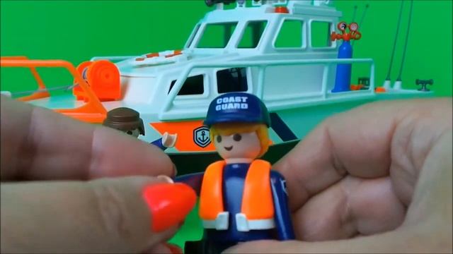 Playmobil Coast Guard Rescue Ship CITY ACTION 1999 Unboxing from a Yard Sale 5540 смотреть онлайн