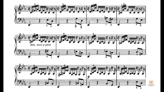 И.С. Бах. Маленькая прелюдия ДО минор  №3