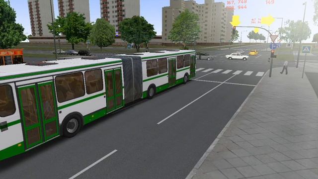 OMSI 2 Москва покатушки на маршруте 799 Ст.Лианозово Ст Бусиново.