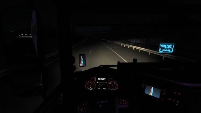 ETS2 1.41 Late evening cruise in Spain in the DAF XF460 смотреть онлайн