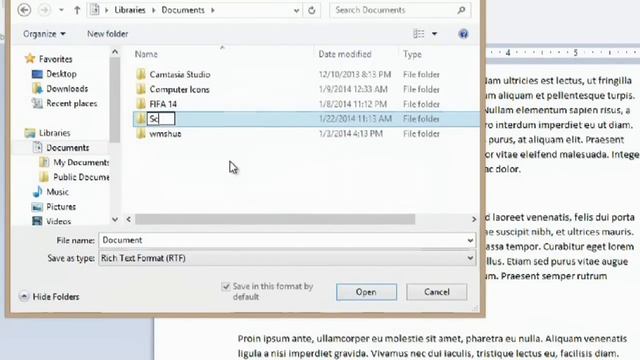 How to Save a Document in a Computer : Basic Computer Operations смотреть онлайн